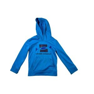 Under Armour Kids Hoodie‎ Pullover Sweatshirt Blue Size 5 Boys